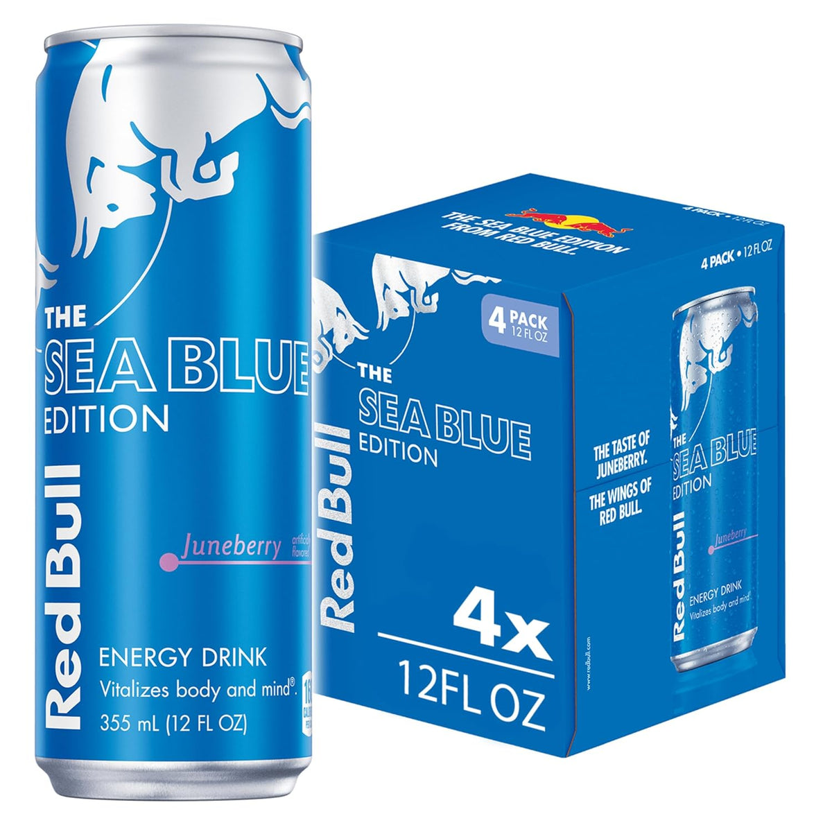 Red Bull Energy Drink variety pack with 24 cans of White Peach, Iced Vanilla Berry, and Pink Edition Wild Berries, 8.4 fl oz each.