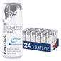 Red Bull Energy Drink Variety Pack with White Peach, Iced Vanilla Berry, and Pink Edition Wild Berries cans in 8.4 fl oz packs.