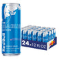 Four cans of Red Bull Red Edition Watermelon Energy Drink, 8.4 fl oz, featuring vibrant red and watermelon-themed packaging.