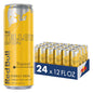 Four cans of Red Bull Red Edition Watermelon Energy Drink, 8.4 fl oz each, stacked with vibrant watermelon branding.