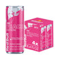 Four cans of Red Bull Red Edition Watermelon Energy Drink, 8.4 fl oz each, with vibrant watermelon-themed labels.