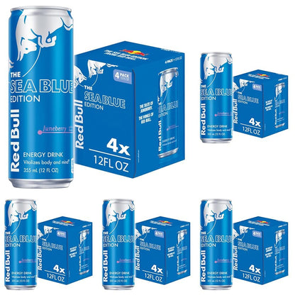 Red Bull Summer Edition Sudachi Lime energy drink cans, 8.4 fl oz, with caffeine, taurine, and B vitamins, 24-pack.
