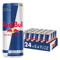 Six packs of Red Bull Energy Drink cans, each 8.4 fl oz, with red and silver design and branding visible on the cans.