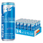 Red Bull Sugar-Free Summer Edition Sudachi Lime energy drink cans, 12 fl oz, pack of 24, with caffeine, taurine, and B vitamins.