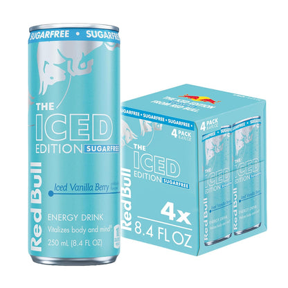 Red Bull Sugar-Free Summer Edition Sudachi Lime energy drinks in 12 fl oz cans, 24-pack, with caffeine, taurine, and B vitamins.