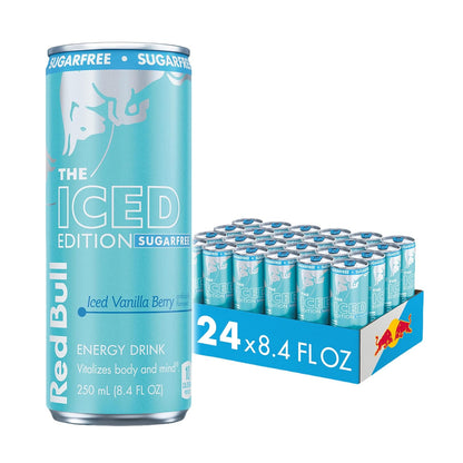 Red Bull Sugar-Free Summer Edition Sudachi Lime energy drink cans, 12 fl oz, with caffeine, taurine, and B vitamins, 24-pack.