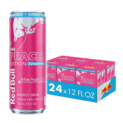 Red Bull Sugar-Free Summer Edition Sudachi Lime energy drink cans, 12 fl oz, with caffeine, taurine, and B vitamins, pack of 24.