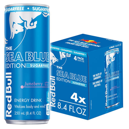 Red Bull Sugar-Free Summer Edition Sudachi Lime energy drink cans, 12 fl oz, pack of 24, featuring vibrant red and green design.