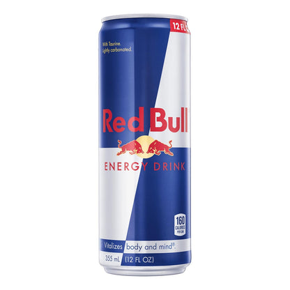 Red Bull Energy Drink Variety Pack with 24 cans of Red, Amber, and Yellow Editions, 8.4 fl oz each, displayed in a pack.