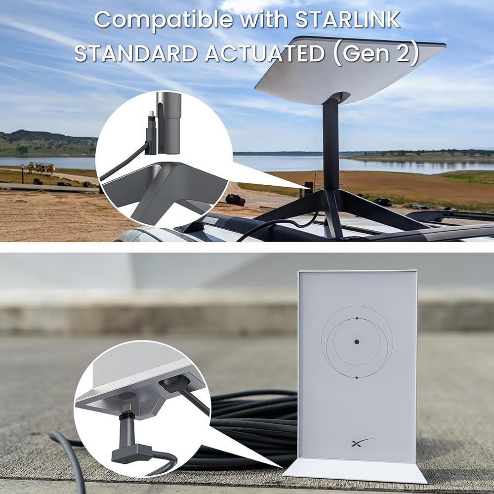 Replacement Extension Cable for Starlink Gen 2 - BACKUPMYFILESNOW.COM®