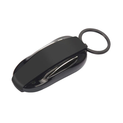 Silicone key fob cover for Tesla Model S and X with metal buckle, offers scratch protection and OEM quality.