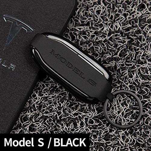 Silicone key fob cover for Tesla Model S/X with metal buckle, scratch protection, OEM quality, designed for Tesla key cards.