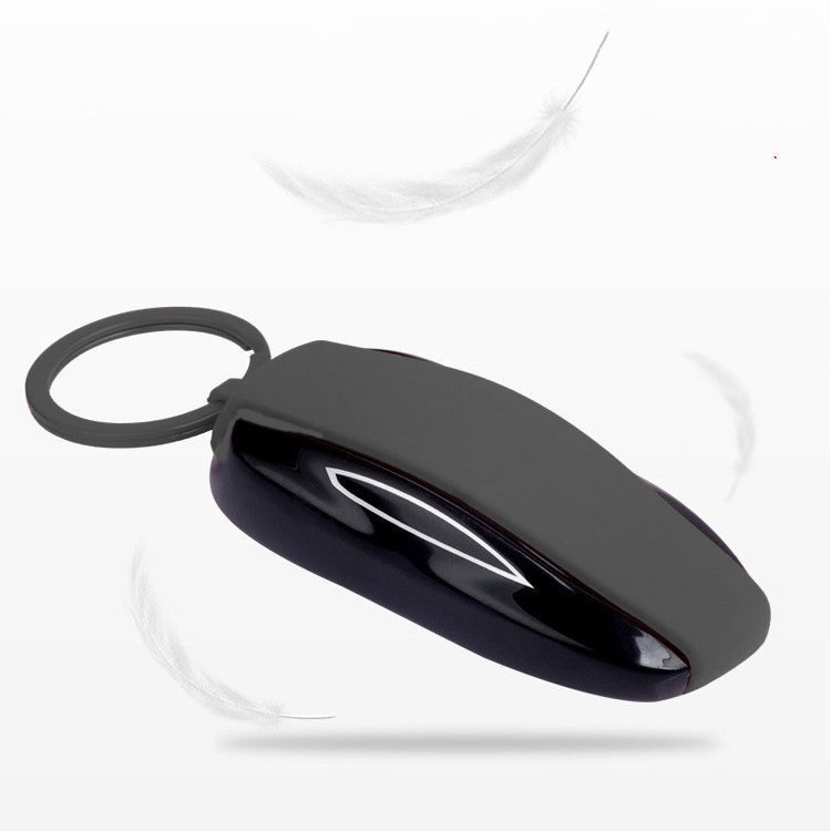 Silicone key fob cover for Tesla Model S/X with metal buckle, scratch protection, OEM quality, designed for Model S and X keys.