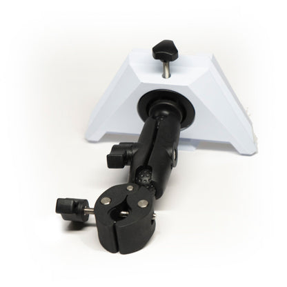 Revolink Starlink Mini Bar Clamp Mount for satellite antenna installation, featuring a sturdy clamp and compact design.