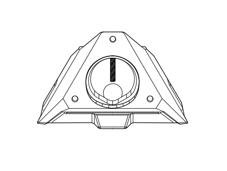 Revolink Satellite Gear Starlink Mini Bar Clamp Mount securing a satellite dish to a flat surface for stable outdoor installation.