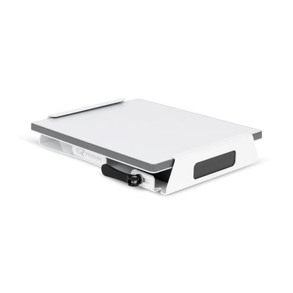 Black Revolink Satellite Gear quick release bracket for Devos AMPak 145, easy to attach and detach for secure mounting.
