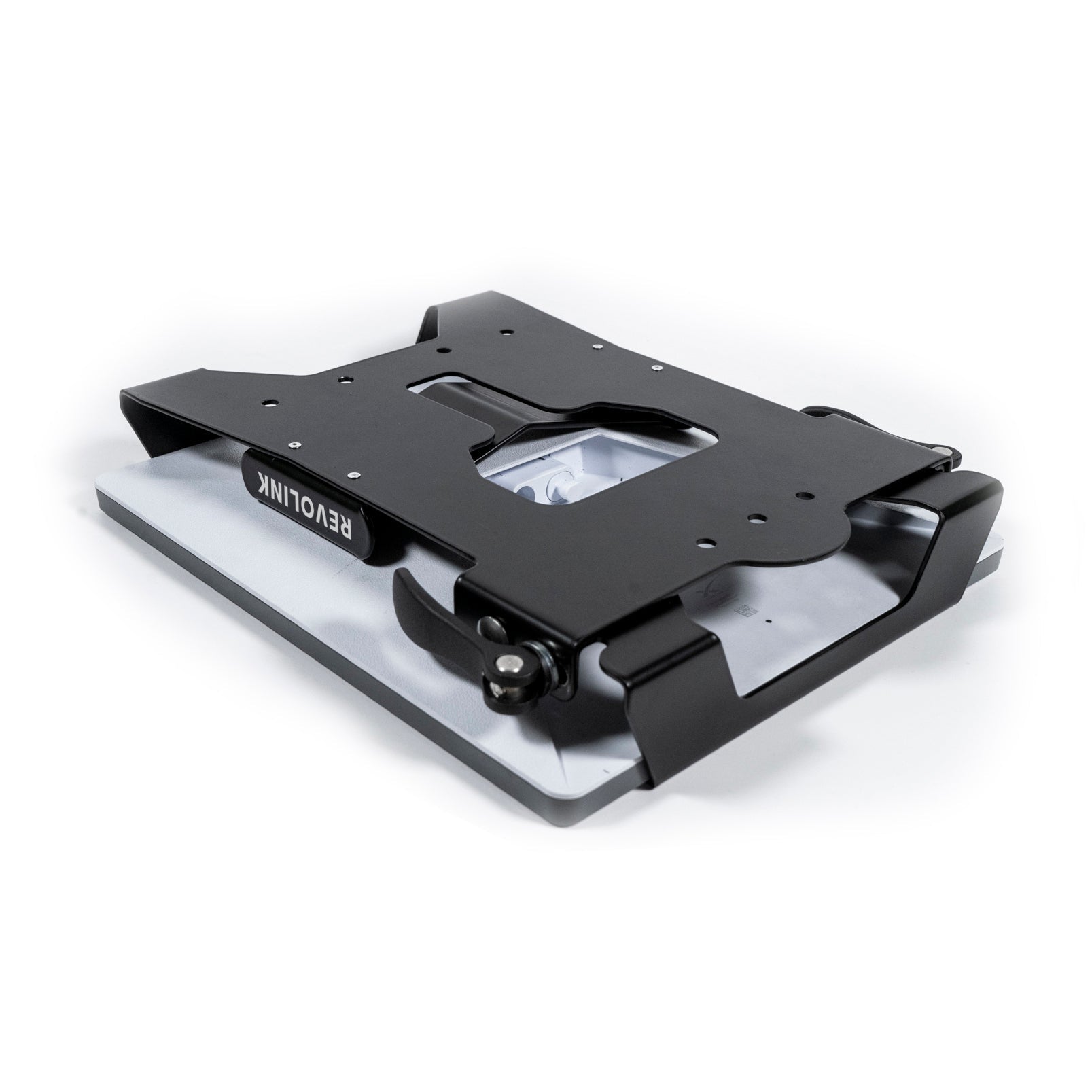Black Revolink Starlink Mini Quick Release Flat Mount for easy satellite dish installation and secure mounting.