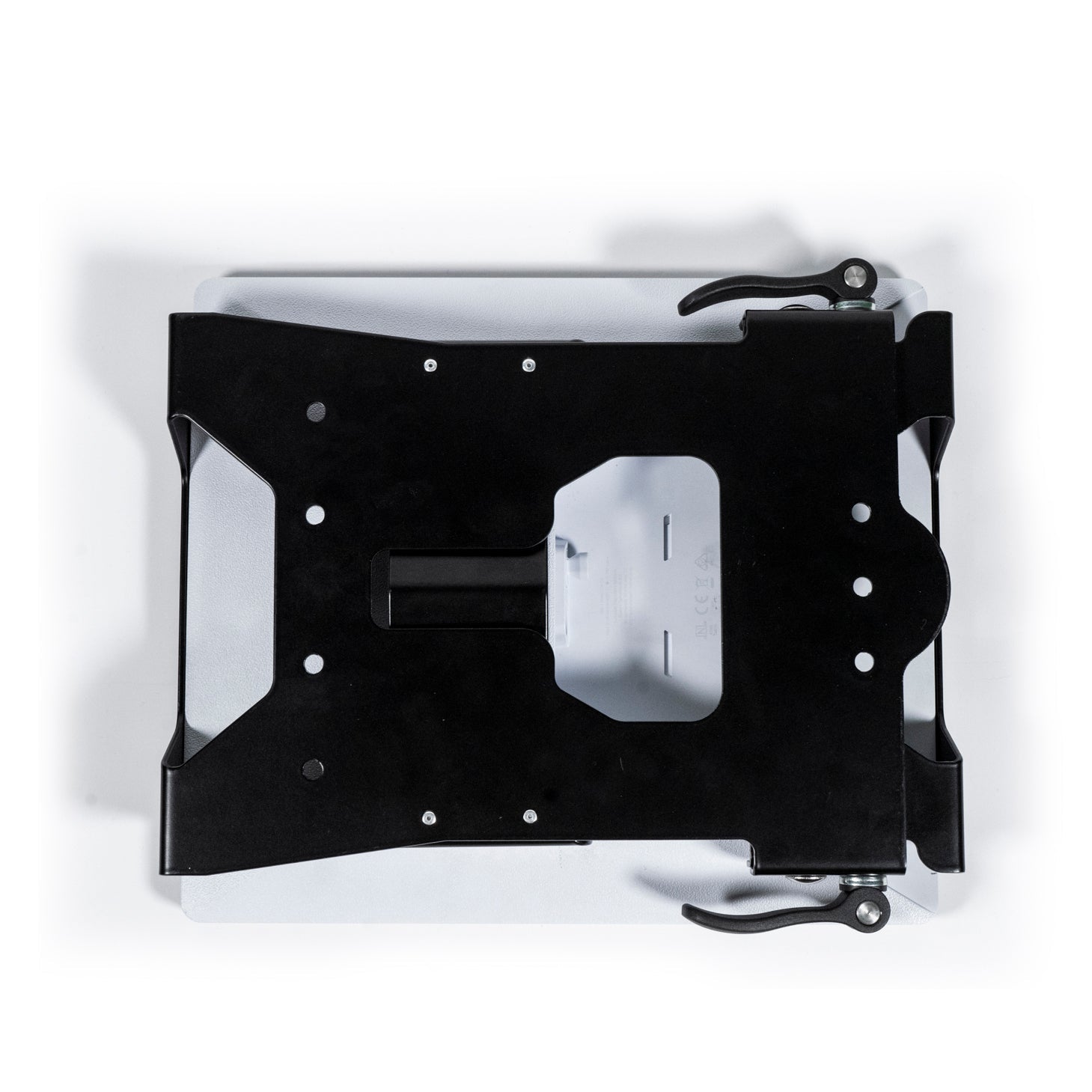 Black Revolink Starlink Mini Quick Release Flat Mount for satellite dishes, designed for secure and easy mounting.