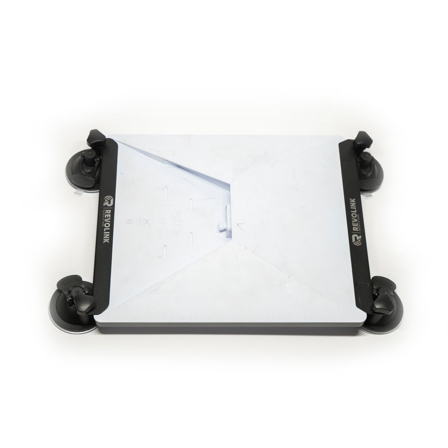 Black Revolink Starlink Mini Sunroof Mount for satellite dish installation on vehicle sunroofs.