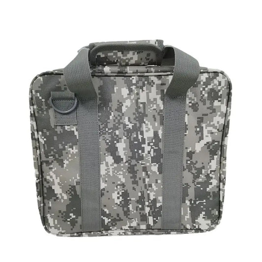 Camouflage Starlink Mini Travel Bag by Revolink Satellite Gear, compact bag with multiple compartments for satellite accessories.
