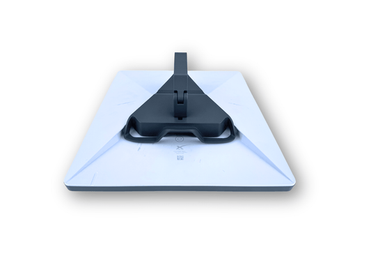 Revolink Starlink Mini Roof Rack Mount for satellite dish installation on vehicle roof, durable metal construction, black finish.