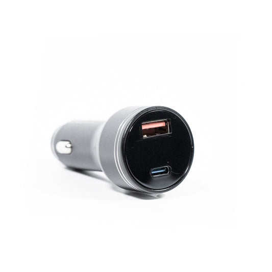 Revolink Satellite Gear Starlink Mini USB Car Charger plugged into a vehicle's cigarette lighter socket.