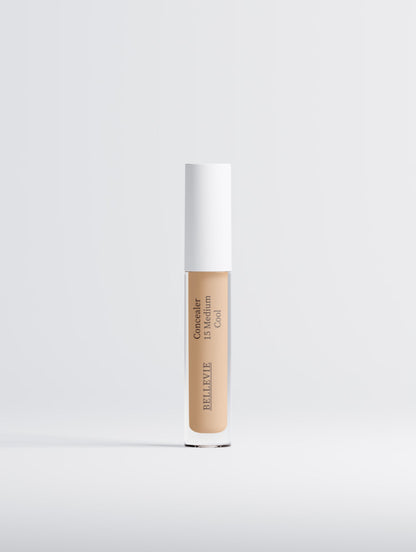 Medium cool-toned hydrating correcting concealer by BelleVie Cosmétiques, designed for medium skin with cool undertones.