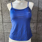 Loco Boutique solid logo cami tankini with adjustable straps and fitted design, perfect for stylish swimwear.