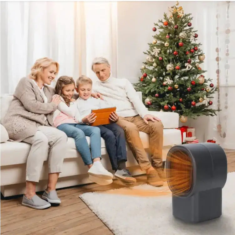 500W Portable Electric Space Heater Mini Desktop Fan Heater Personal Small Space Heater For Home Office