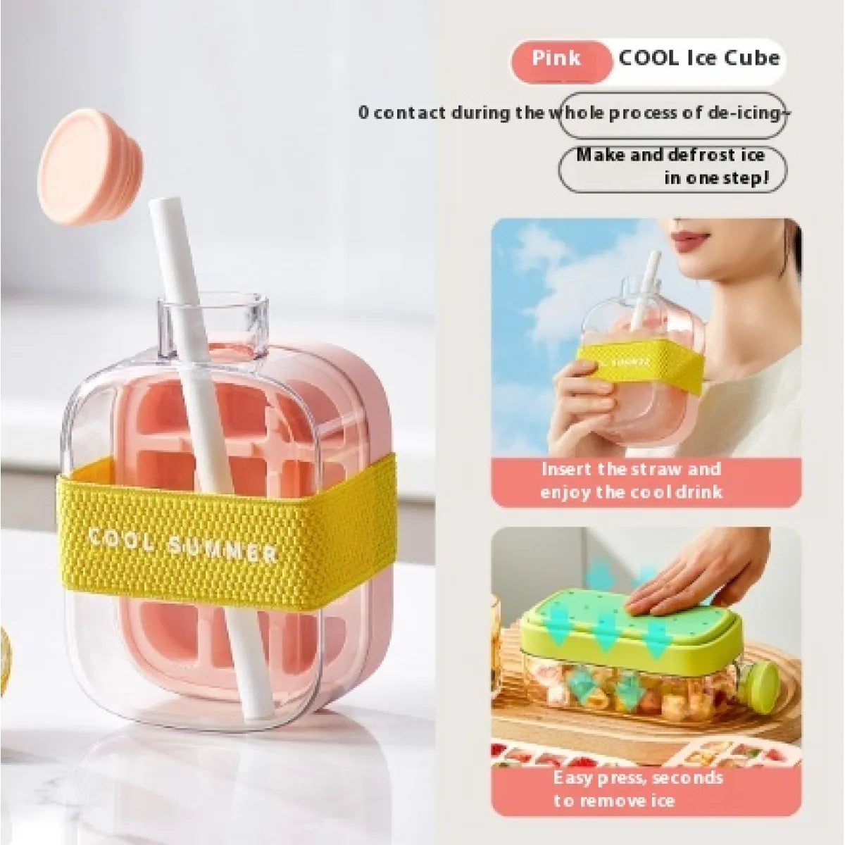 Portable One-Click Molding Cooling Cup