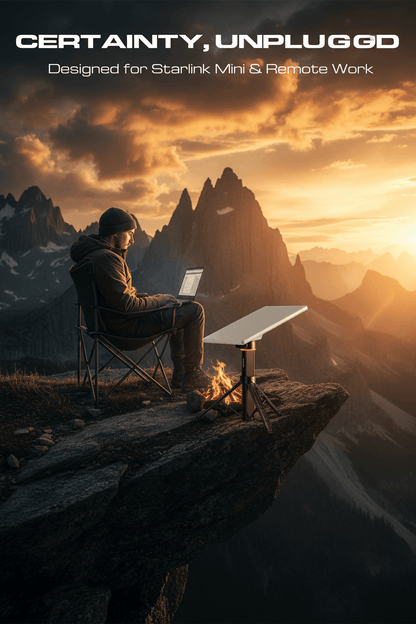 RovEdge Mk-I 189Wh Portable Power Tripod | Compatible with Starlink Mini Battery Pack - BACKUPMYFILESNOW.COM®