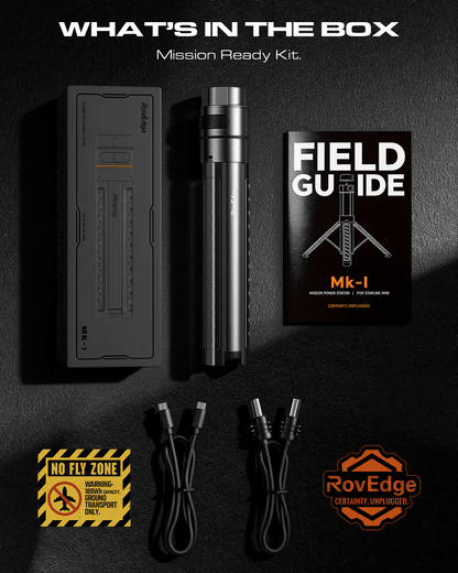 RovEdge Mk-I 189Wh Portable Power Tripod | Compatible with Starlink Mini Battery Pack - BACKUPMYFILESNOW.COM®