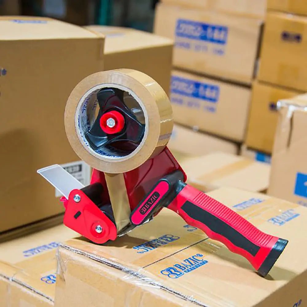 Rubber Grip Premium Comfort Packing Tape Dispenser - BACKUPMYFILESNOW