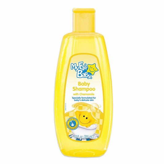 Dollar My Fair Baby® Chamomile Shampoo from Pasteur Pharmacy, 12 oz bottle, gentle for baby's hair and scalp.