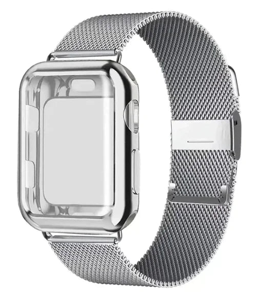 Metal Buckle Milanese Loop Band for Apple Watch