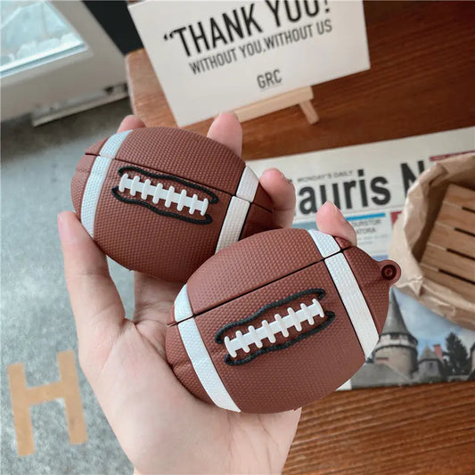 3D Football Silicone Case for AirPods Pro 2/3