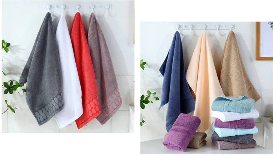 Thick Cotton Face Towels with Custom Logo (120g)