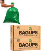 Compostable Trash Bags Biodegradable Trash Bags 13 Gallon Trash Bags Strong and Durable Kitchen Trash Bags (2 Bag Dispensers 30 Garbage Bags)
