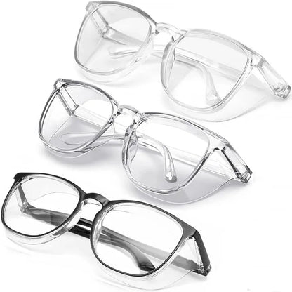 Safety Glasses, Double-sided Anti-fog Safety Glasses for Men and Women, Anti-pollen Blocking Blue Light Fashion Goggles - BACKUPMYFILESNOW.COM®