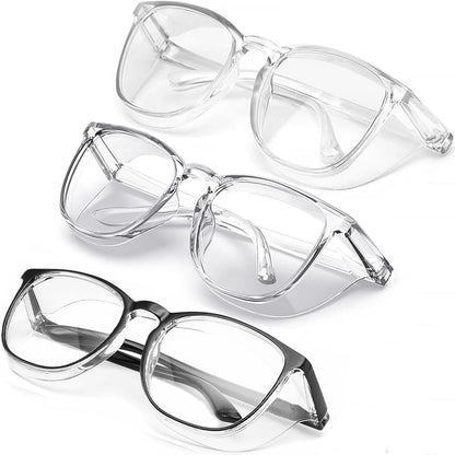 Safety Glasses, Double-sided Anti-fog Safety Glasses for Men and Women, Anti-pollen Blocking Blue Light Fashion Goggles - BACKUPMYFILESNOW.COM®
