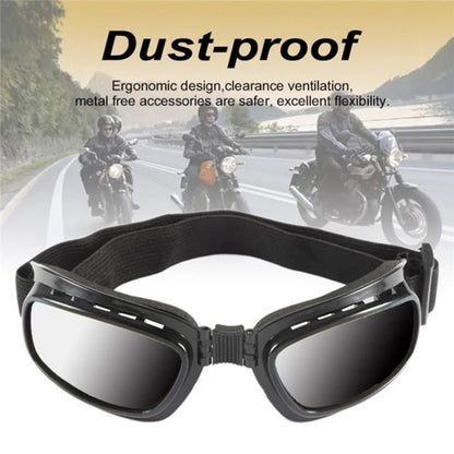 Safety Goggles Motorcycle Multi-functional Glasses Folding Glasses Anti Fog Windproof Ski Goggles Off Road Racing Eyewear - BACKUPMYFILESNOW.COM®
