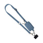 Deep cream rose Clip & Go Strap with pouch in brushed vegan leather, gold hardware, by SaveTheGirls, for hands-free convenience.