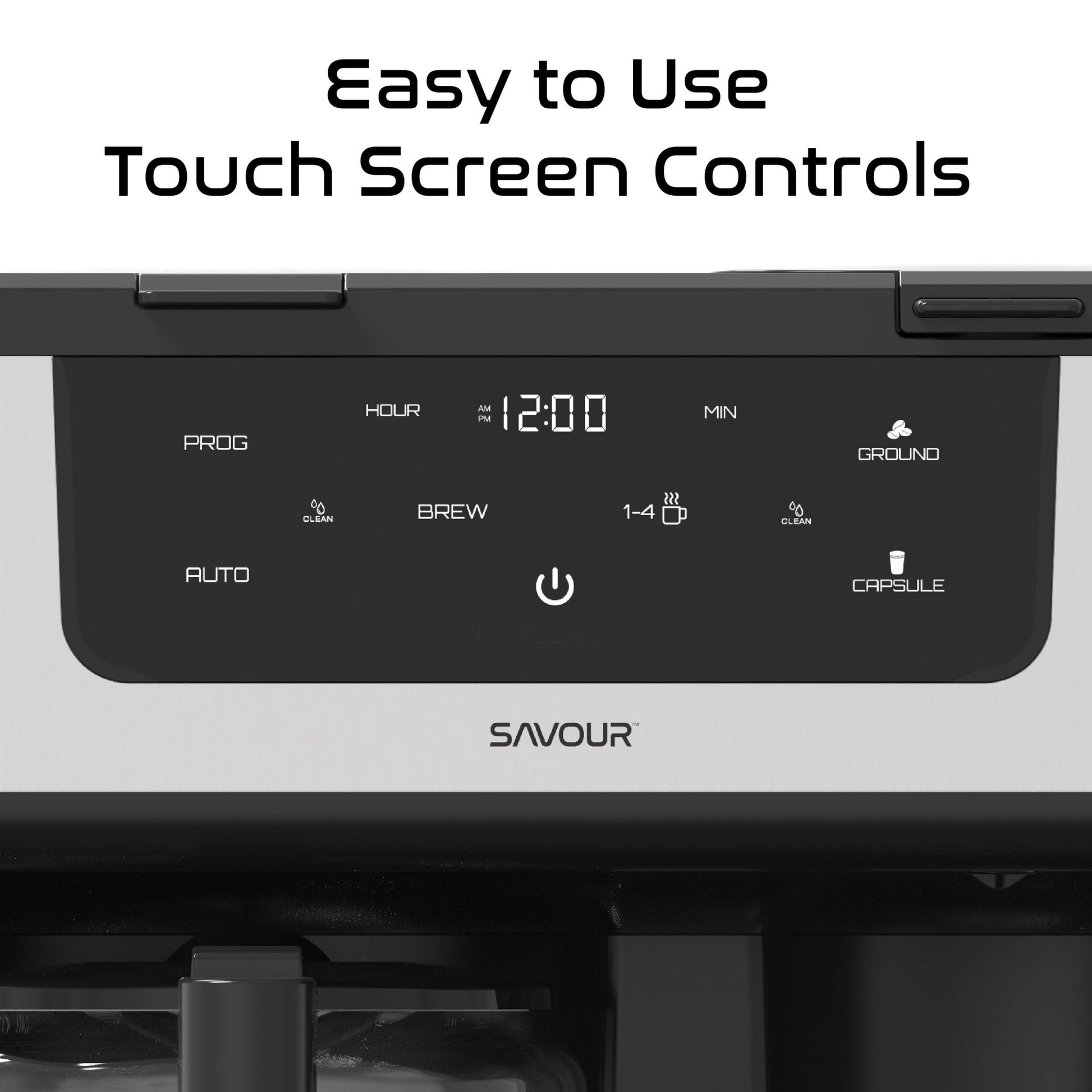 Savour Dual Coffee Maker, Programmable 12 - Cup Coffee Pot & Single Serve Coffee Machine - BACKUPMYFILESNOW.COM®