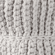 Handmade stuffed sea shell basket toy made from organic cotton by Bebemoss, featuring a soft, detailed shell design.