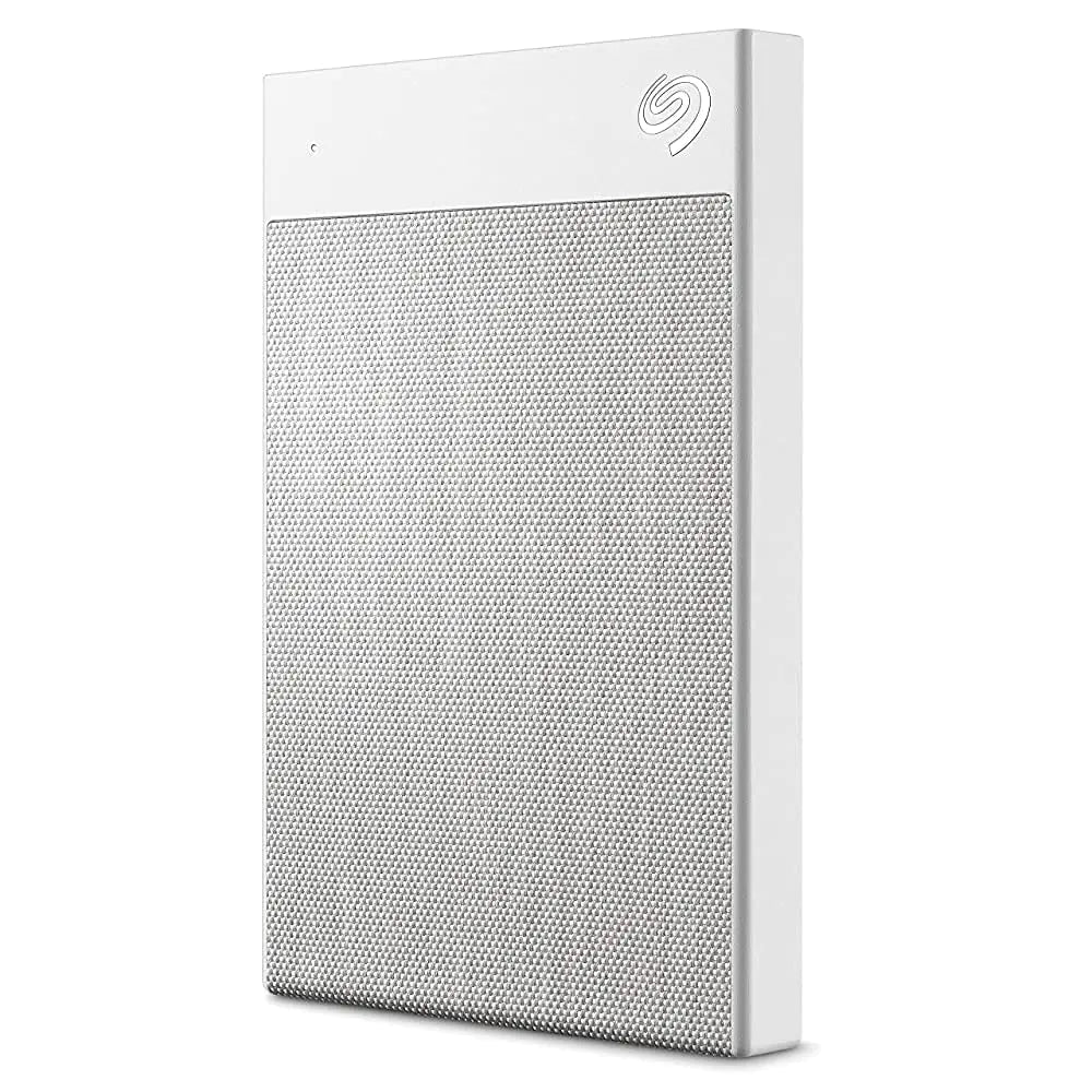 Seagate Backup Plus Ultra Touch HDD 1TB External Hard Drive – White USB - C USB 3.0 (STHH1000402 (Renewed) - BACKUPMYFILESNOW