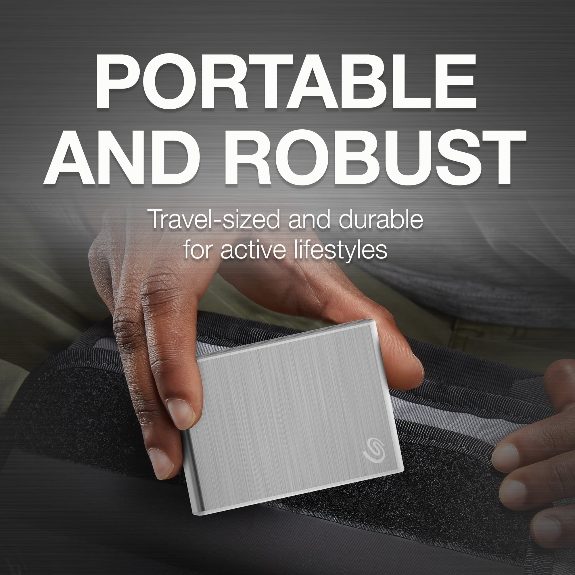 Seagate One Touch SSD 1TB External SSD Portable - Silver, Speeds up to 1030MB/s, with Android App, 1yr Mylio Create, 4mo Adobe Creative Cloud Photography Plan and Rescue Services (STKG1000401) - BACKUPMYFILESNOW