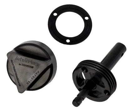 Seaview Global inteliPlug Pro drain plug with sleek design and secure sealing for marine or boat applications.