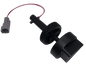 Seaview Global InteliPlug ProX drain plug with black rubber and metal construction, designed for marine drainage systems.