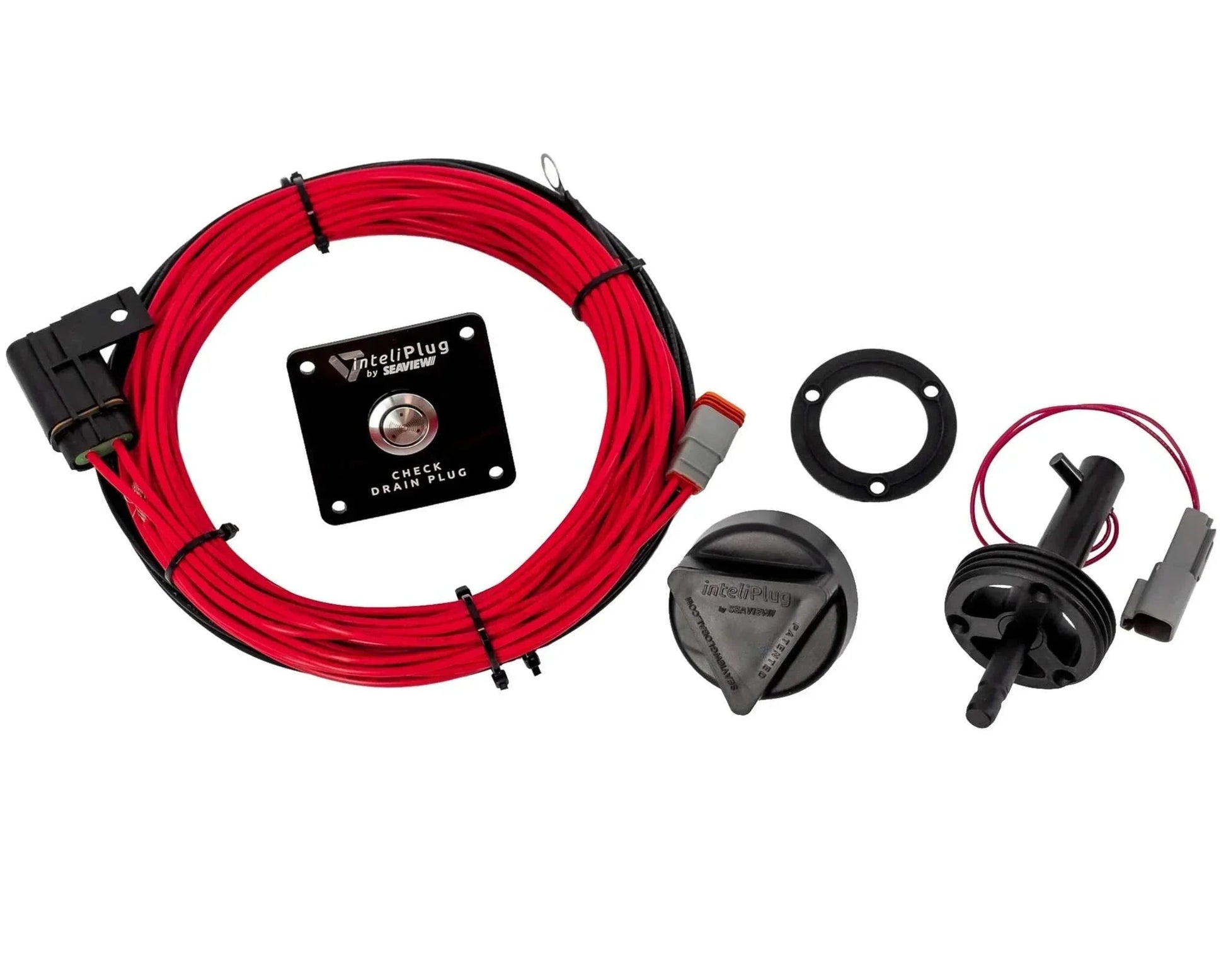 Seaview Global InteliPlug ProXT drain plug with secure sealing and durable construction for marine or industrial applications.