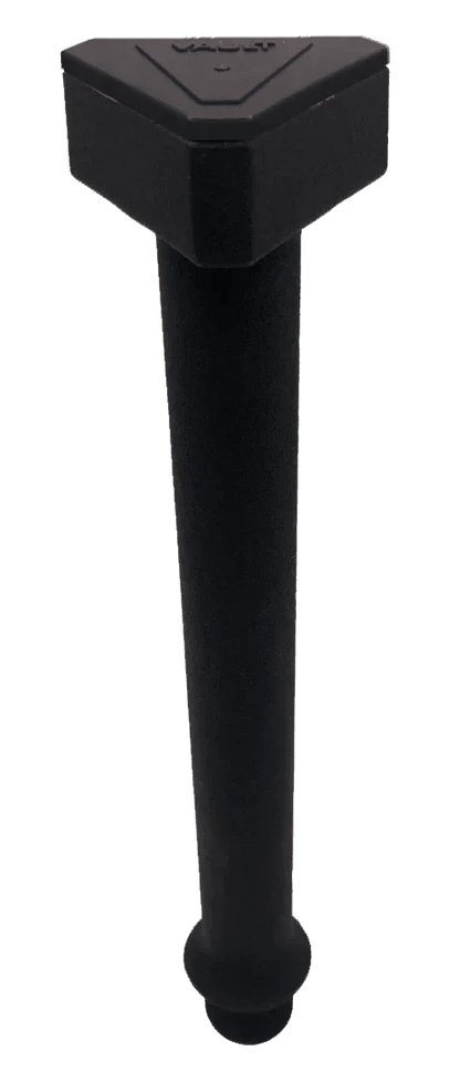 Seaview Global Vault Center Drain Plug, black plastic fitting with threaded design for marine or industrial drainage applications.